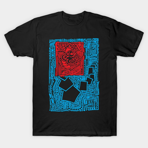 Red faced man T-Shirt by StephenC